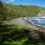 Pololu Valley Beach – One of the best black-sand beaches in Hawaii